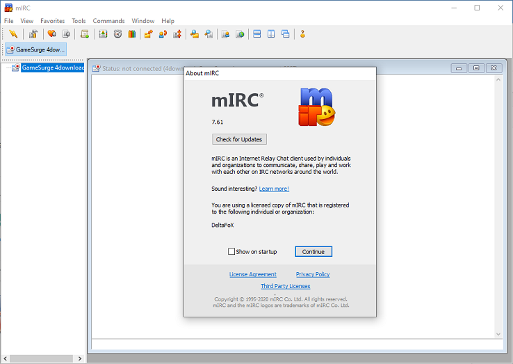 mIRC Registration Code