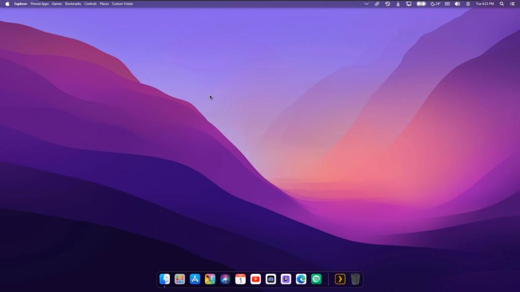 Windows 11 : MacOS Monterey Edition