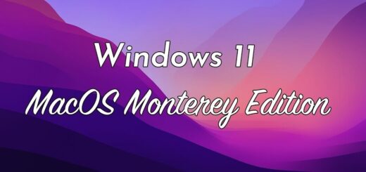 Windows 11 : MacOS Monterey Edition